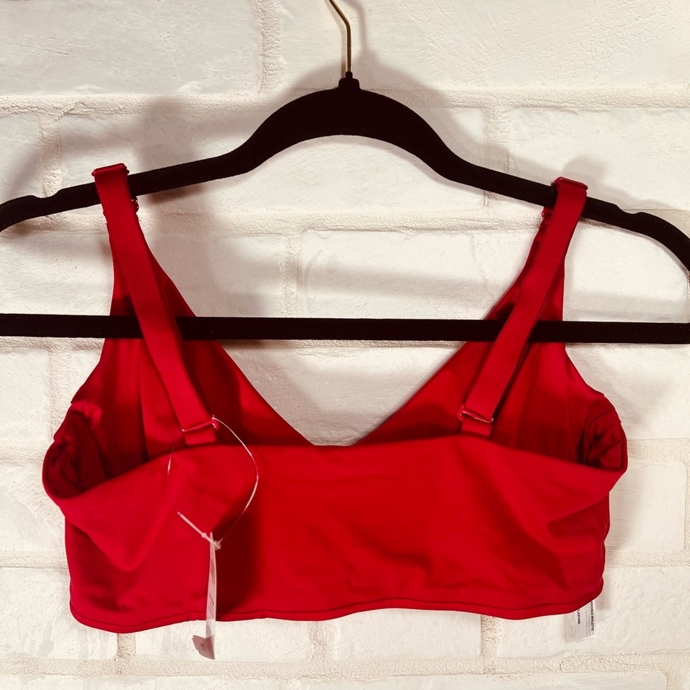 NWT Soma Embraceable Reversible Soft Bralette Wireless Large Raphael Red #0586 - Picture 2 of 9
